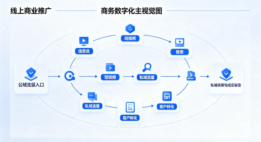全椒县线上商业推广怎么做？全域流量闭环搭建与低成本转化实战指南